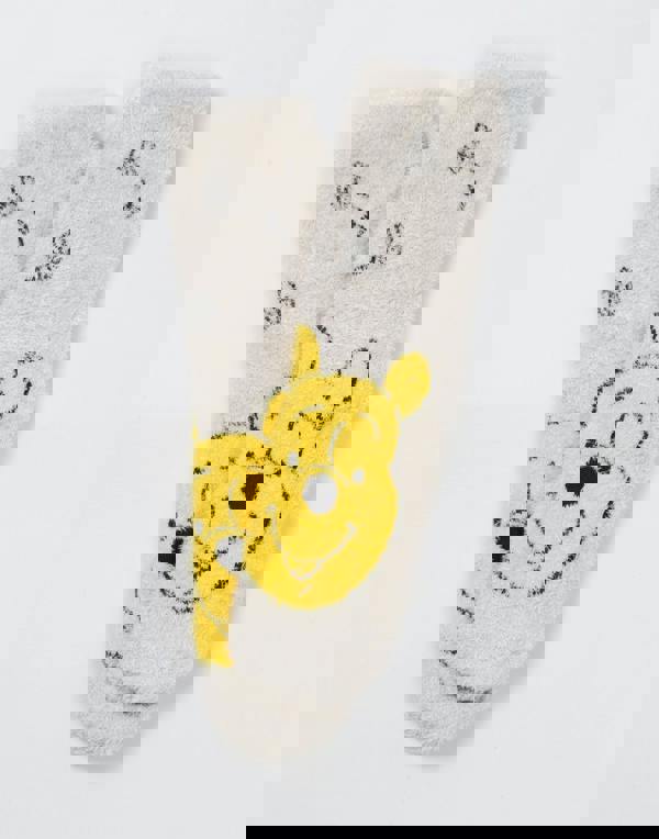 Disney Unisex Yellow Winnie The Pooh Hot Water Bottle With Eye Mask and Socks (One Size)