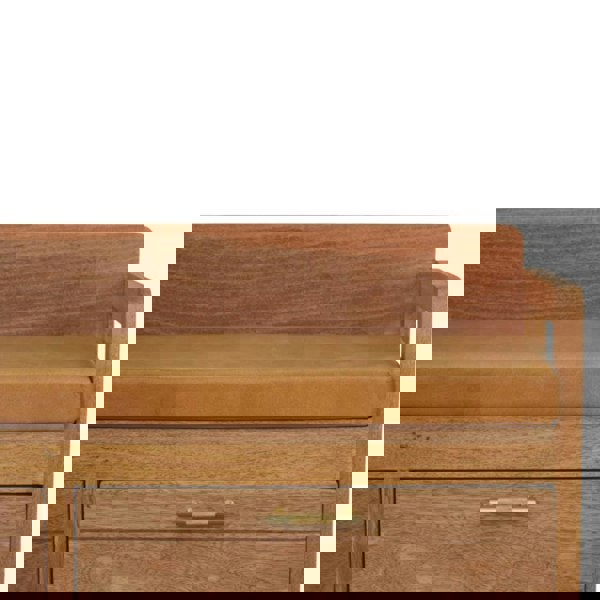 Artisan Furniture Solid Wood Oxford Oak-ish 2 Drawer Storage Bench