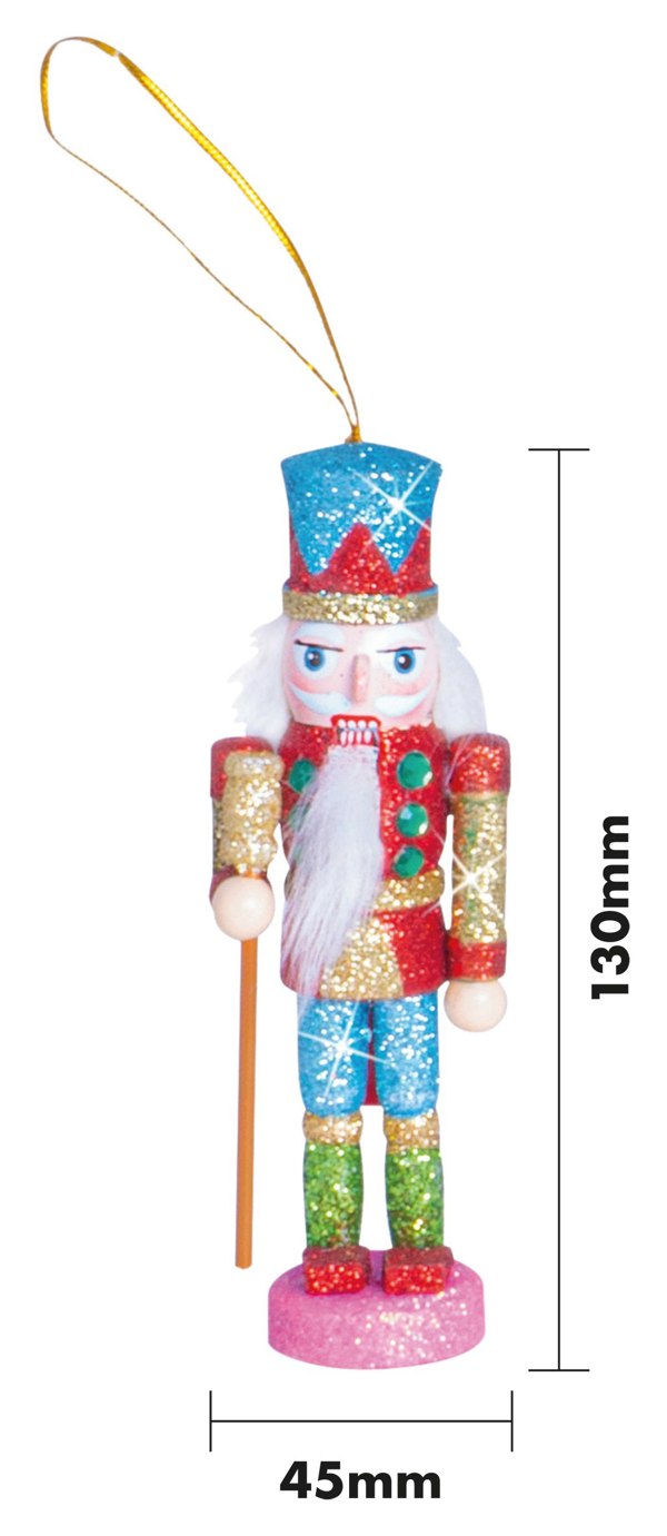 St Helens Nutcracker - Red & Blue