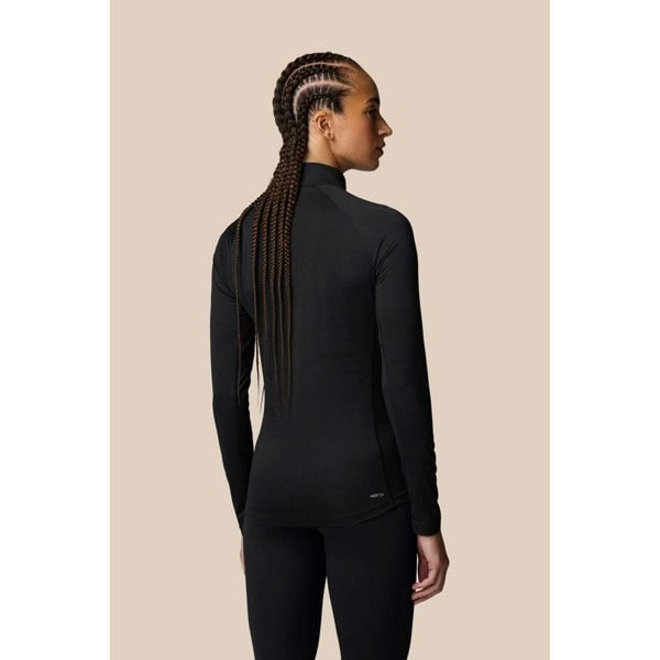 Castore 1/2 Zip Long Sleeve Top Polyester Women's Black