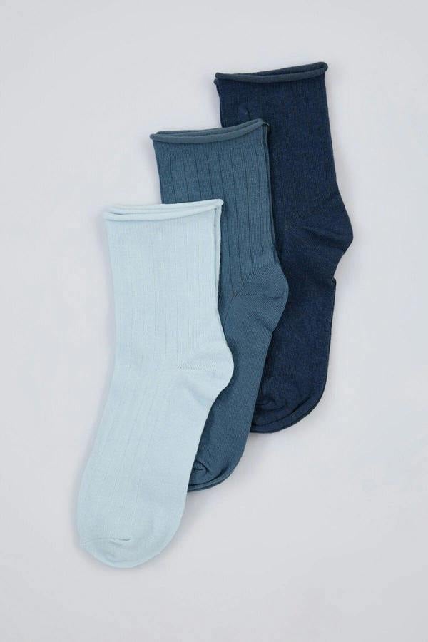WOVCOR 3-Pack Cotton Knit Ankle Socks