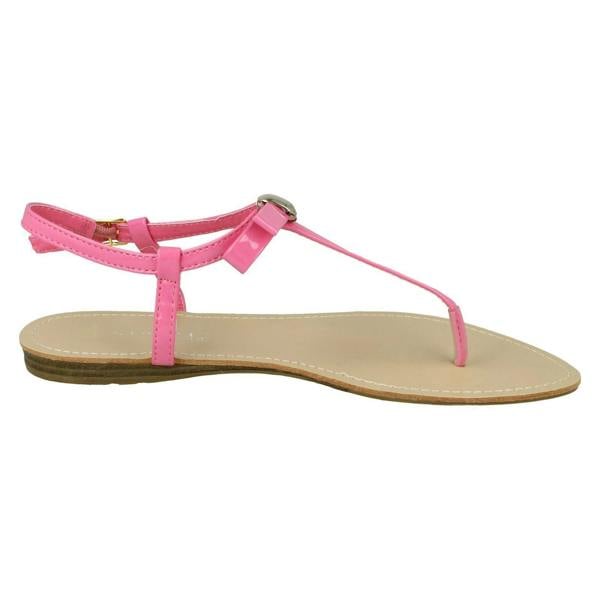 Spot On Ladies Spot On Open Toe Sandals