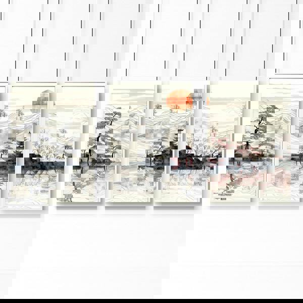 Framed Posters For Living Room | Set of 3 wall art prints