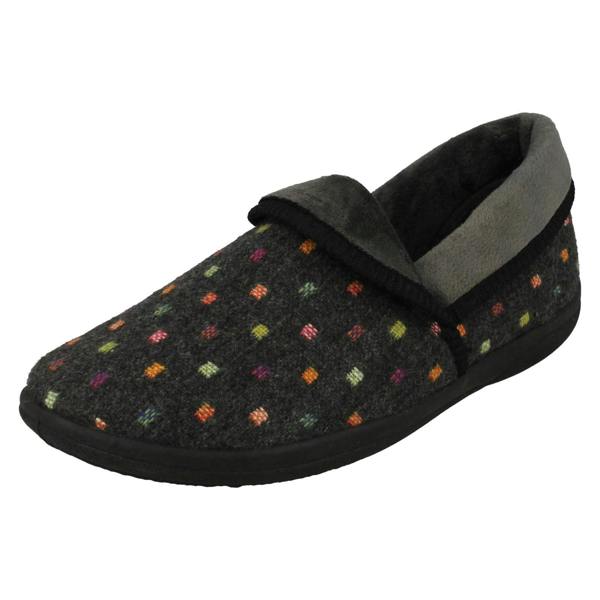 Padders Ladies Padders Wide Fitting Slippers - Mellow