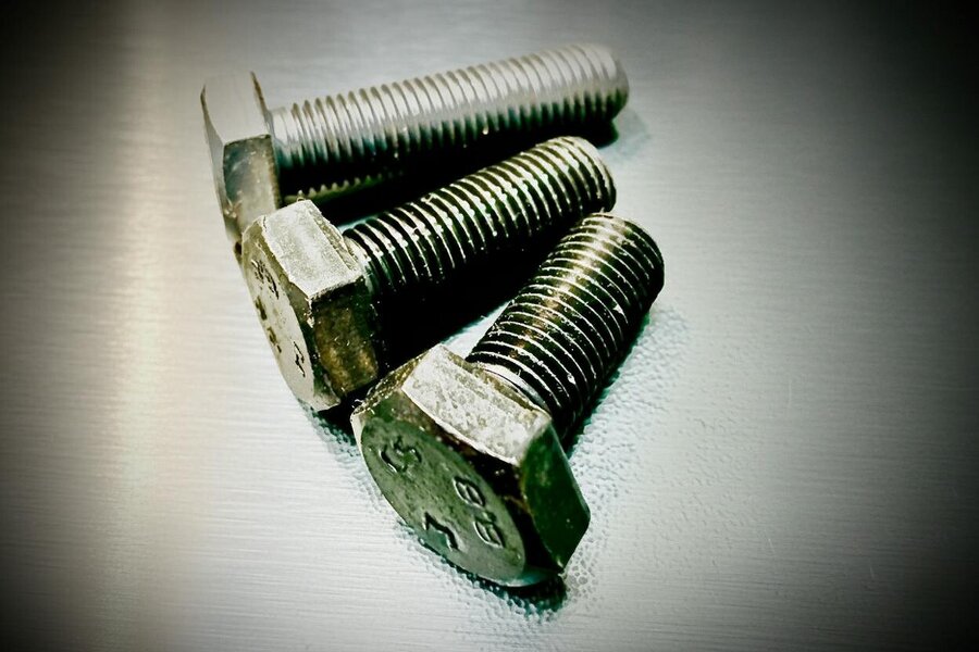 Fixaball M10 x 1.25P Fine Pitch Hex Set Screw Bolt High Tensile 8.8 Self Colour