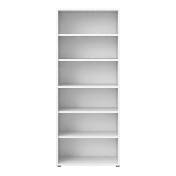 Furniture To Go Prima Bookcase 5 Shelves in White