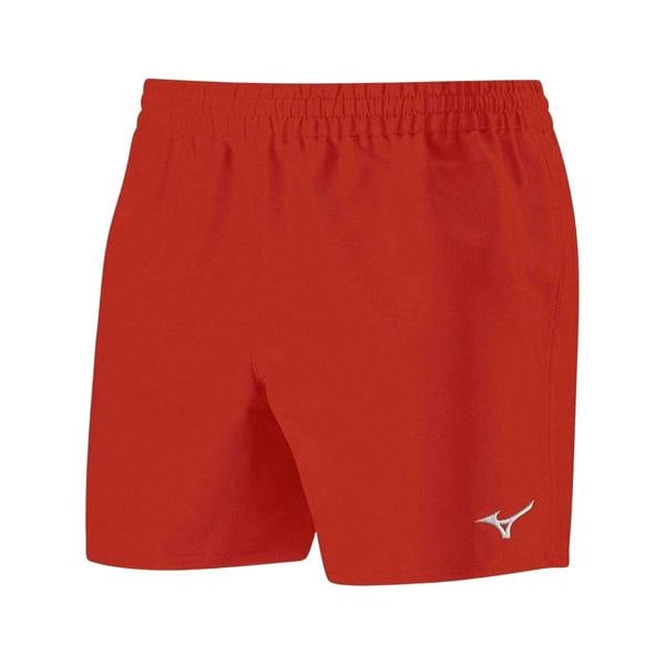 Mizuno Childrens/Kids Authentic Logo Shorts - Red - 