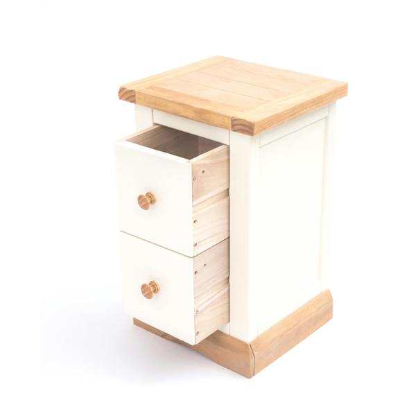 Cabinet Bits Trevi 2 Drawer Petite Bedside Table