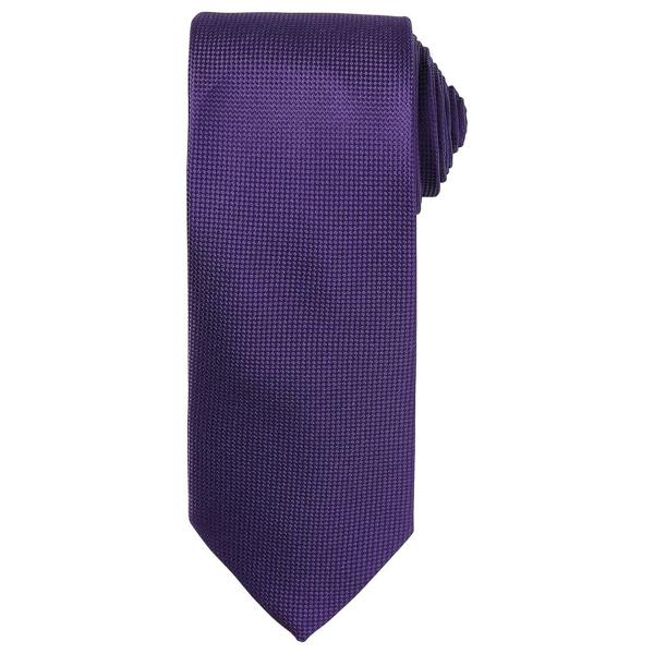 Premier Unisex Adult Micro Waffle Tie - Purple