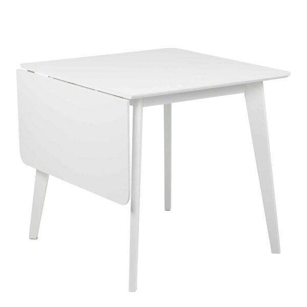 Wyld Haus Krakow Kitchen Dining Set White Square Dining Table + 2 Dining Chairs