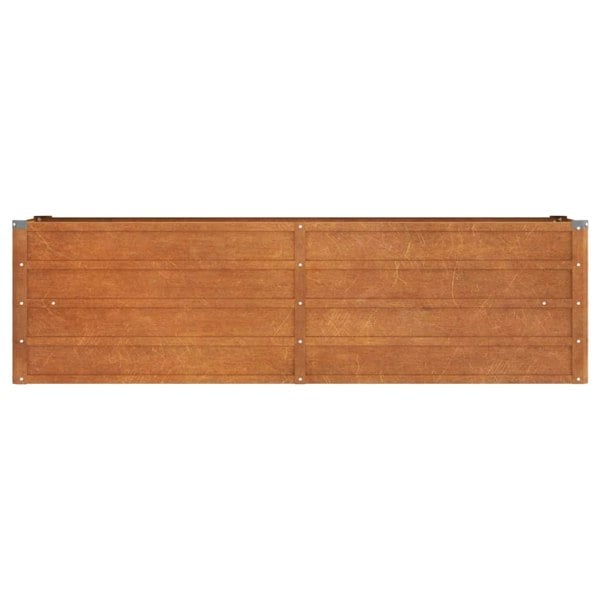 Berkfield Garden Raised Bed Rusty 160x40x45 cm Corten Steel