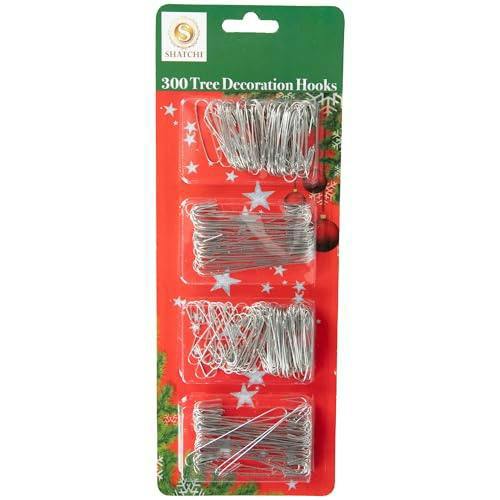 300Pcs Silver Tree Decoration Hooks for Hanging Ornaments Securely image 8