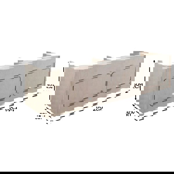 Monstershop Overhead Camper Cabinet – 120cm x 30cm x 30cm