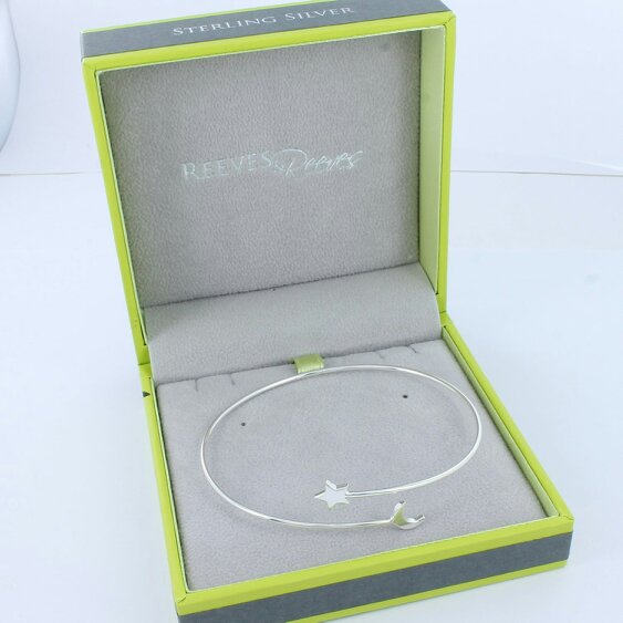 Reeves & Reeves Moon & Star Cuff Bracelet
