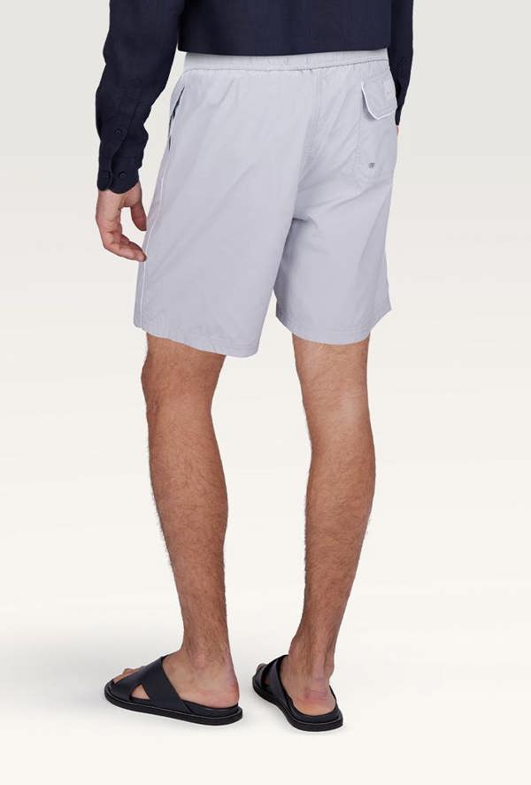 Paul & Shark Portofino Swim Shorts in Microfibre with Logo Embroidery
