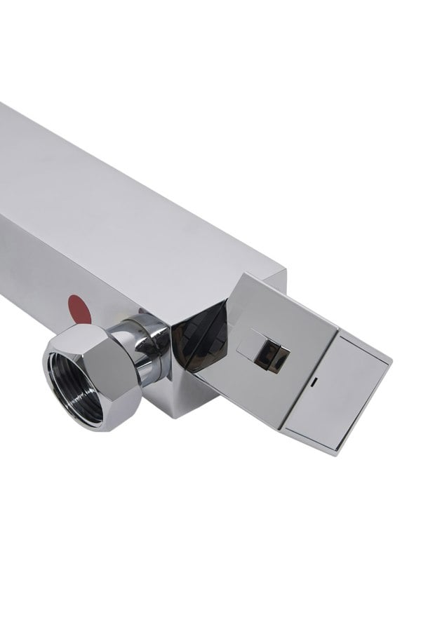 Living and Home 26 x 6.5cm Bath Shower Mixer Temperature Control Valve