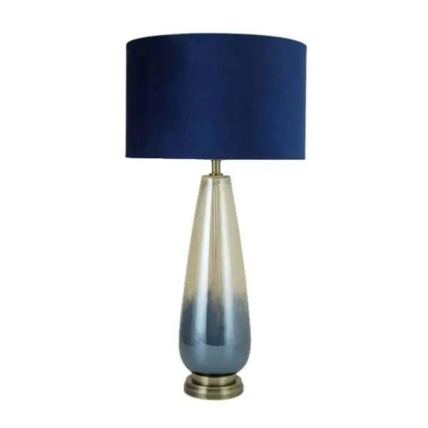 Pagazzi Lighting Elena Blue Glass Table Lamp