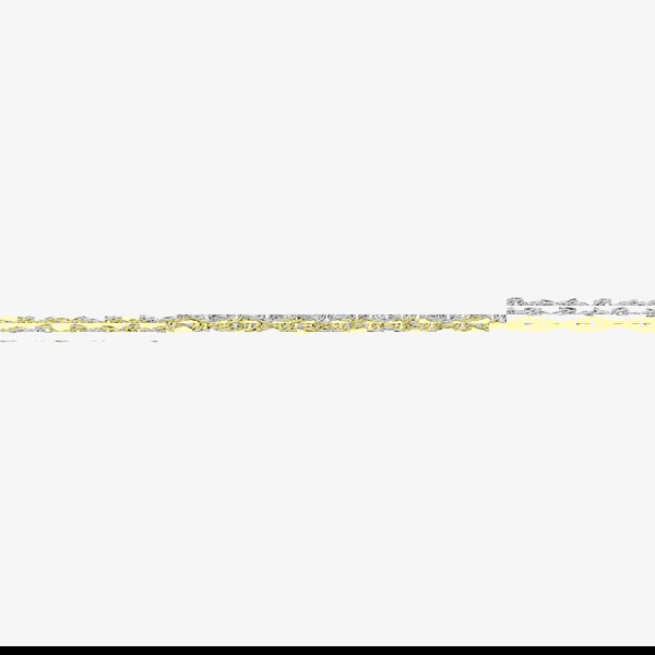 T. H. Baker 9ct Yellow Gold Fine Prince of Wales Rope Chain G7R