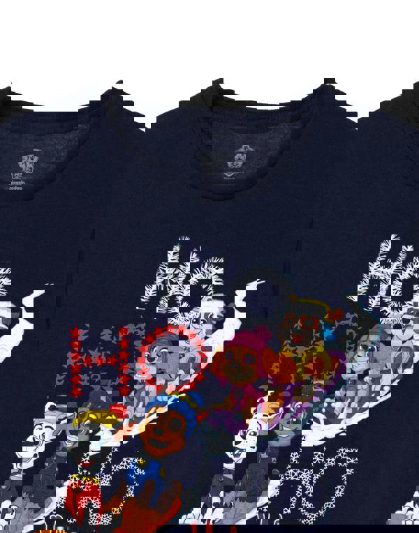 Paw Patrol Unisex Kids Blue Ho Ho Ho Short Sleeved T-Shirt