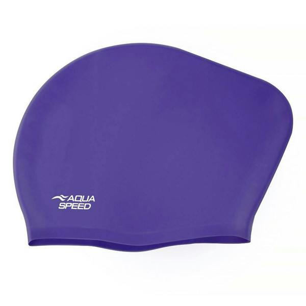 Aqua Speed Ladies Long Hair Swimming Cap | Extra Space Soft Silicone Comfy Fit Swim Cap