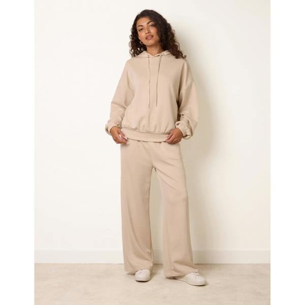 Blue Vanilla Diamante Hooded Wide Leg Lounge Set