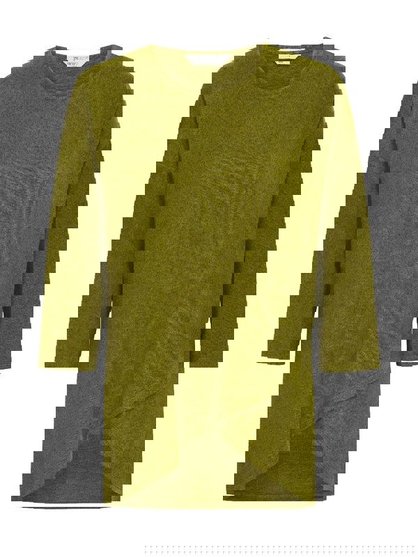 PennyPlain Cross Over Hem Tunic - Forest