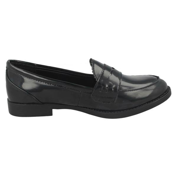 Spot On Girls Spot On Smart Loafer Style Flats
