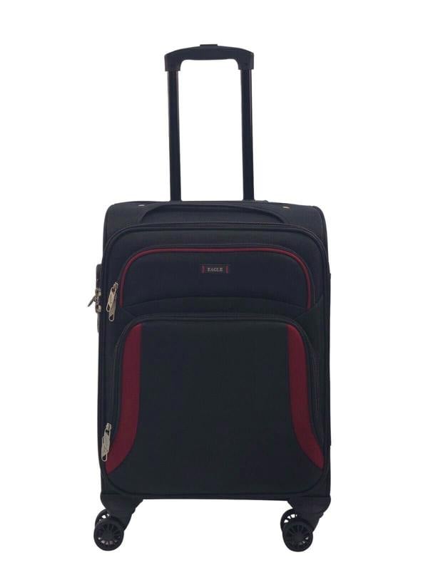 Eagle Luggage Soft Shell Suitcase Luggage Set Travel Light Carry On Cabin Bag