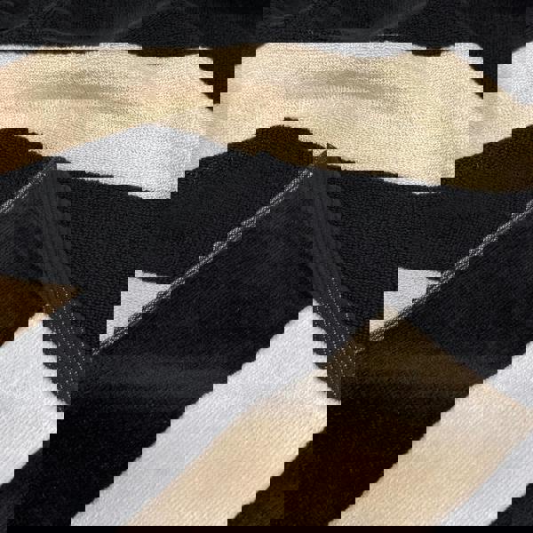 Misona Large Organic Cotton Striped Beach Towel