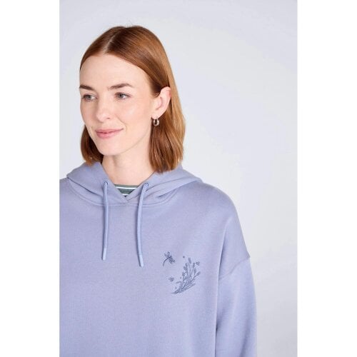 Mountain Warehouse Womens Graphic Dragonfly Relaxed Fit Hoodie - Blue