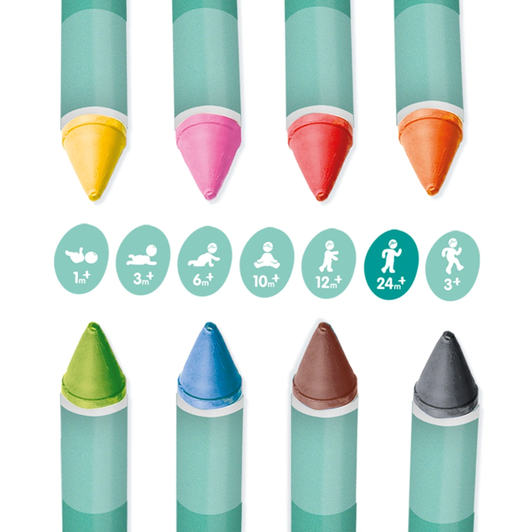SES Creative Bath crayons - 8 colours