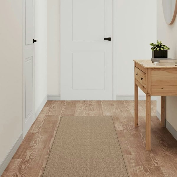 Berkfield Carpet Runner Sisal Look Sand 50x150 cm