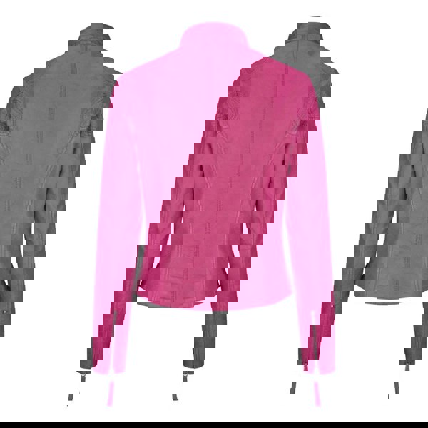 Leather Company Women's Leather Fitted Biker Brown Jacket