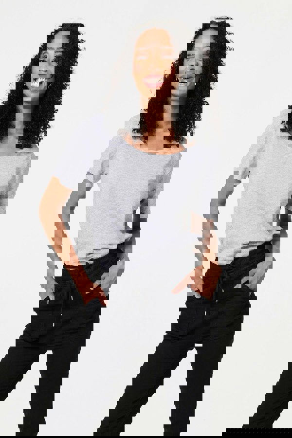 Black | Denim Skinny Ankle Grazer Leggings