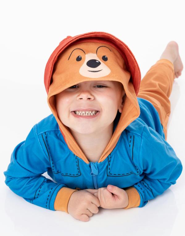 Vanilla Underground Paddington Bear Boys Multicoloured Character Onesie [dis]