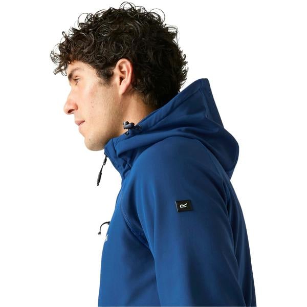 Regatta Mens Ossek Soft Shell Jacket - Aviator Blue - 