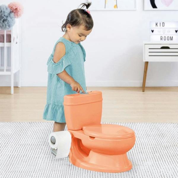 Dolu Toddlers Bathroom Educational Development Training Potty - Orange