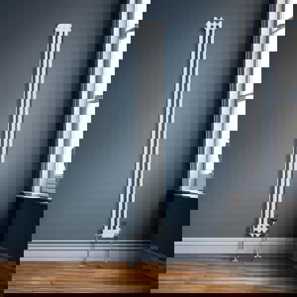 Monstershop Traditional 3 Column Radiator - 1800 x 202mm - White