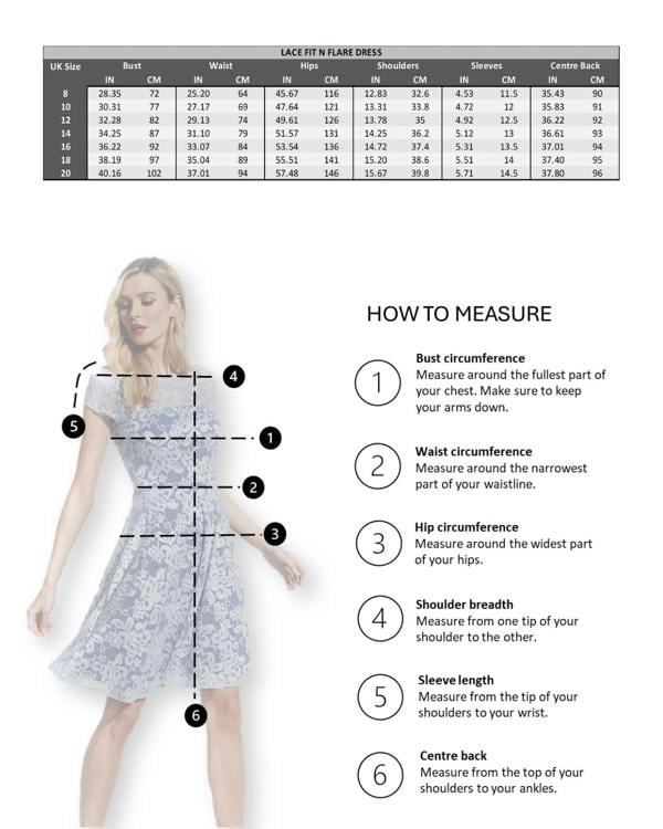 HotSquash Lace Fit N Flare Dress