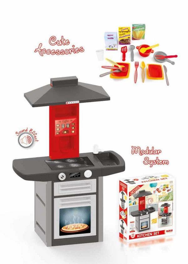 Dolu Filled Kitchen Toy Cooking Kids Playset