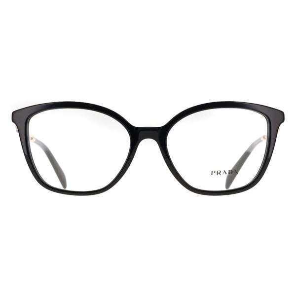 Prada Glasses Frames PR02ZV 1AB1O1 Black Women