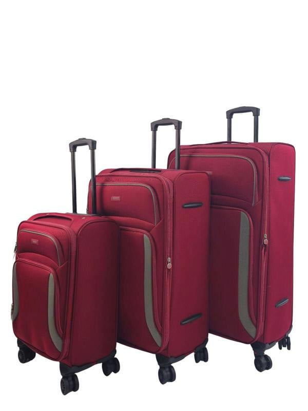 Eagle Luggage Soft Shell Suitcase Luggage Set Travel Light Carry On Cabin Bag
