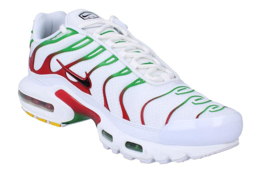 Nike Air Max Plus Mens Running Trainers Dm0032 Shoes  108 - White Black Kelly Green 108 - Photo 3