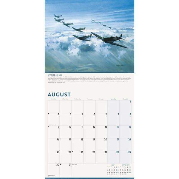 Legends of WWII Calendar 2027, Wall Calendars, Month To View, History & Literature, Gift
