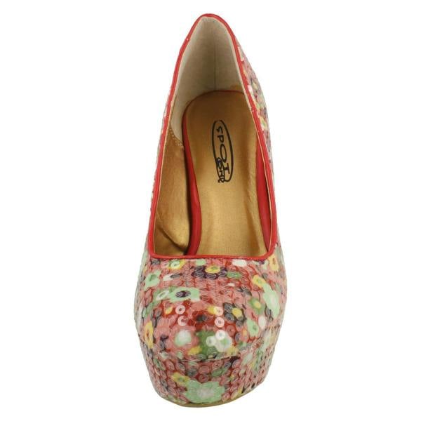 Spot On Ladies Spot On Platform Stilletto Shoe