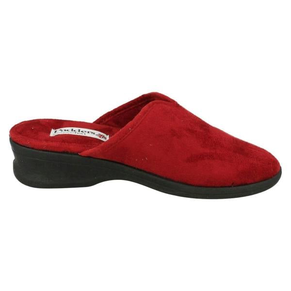 Padders Ladies Padders Wedge Heel Slipper Sable