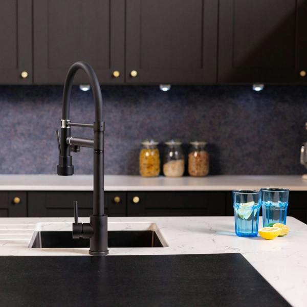 Flode Mång Multi Use Kitchen Mixer Tap | Matt Black