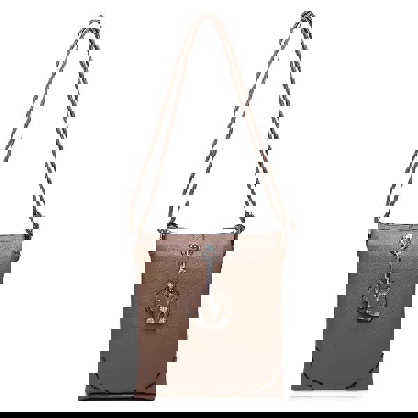 Kitise Chic Puppy Charm Crossbody Messenger Bag Slim Strap