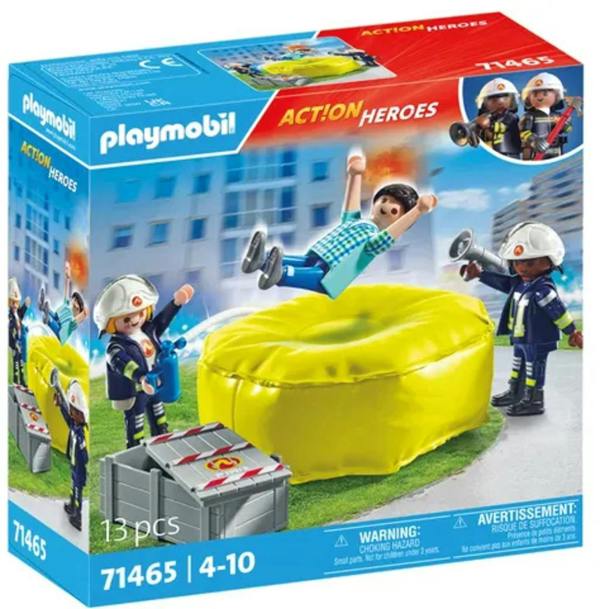 Playmobil Firefighter with Air Pillow - 71465 Playset