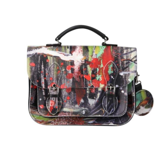 Zatchels Leather Midi Satchel - Rachel Gadsden Artist Edition